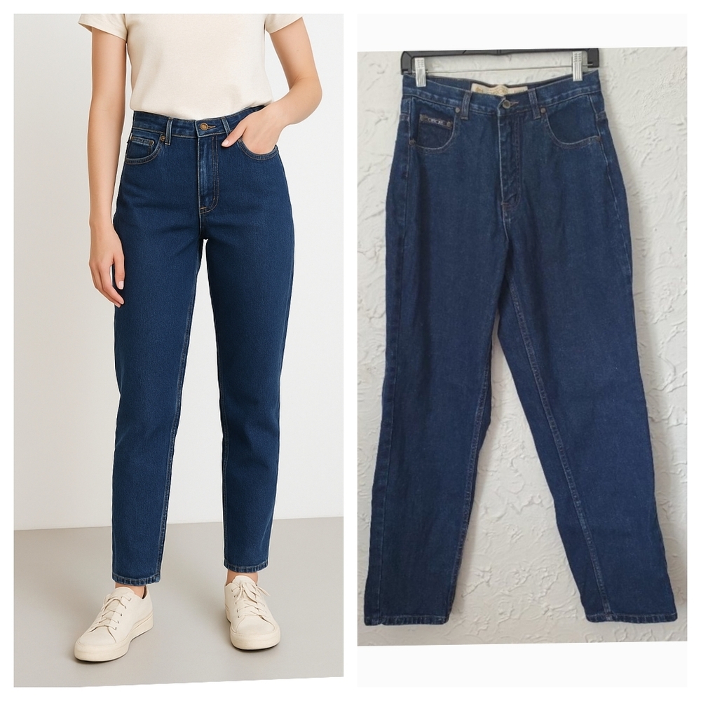 Cherokee Women's Dark Blue Straight Leg Jeans